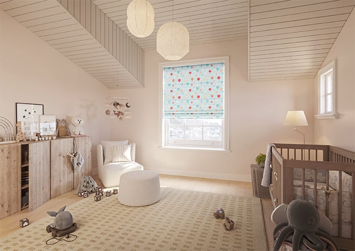 Balloon Festival, Multi - Motorised Roman Blind - Image 6